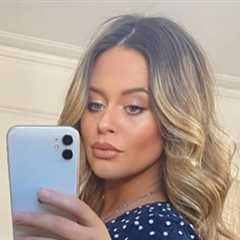 Pregnant Emily Atack Flaunts Baby Bump Ahead of Due Date