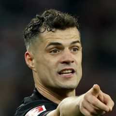 Granit Xhaka Sets Unlucky Record Despite Closing in on Incredible Unbeaten Season with Bayer..