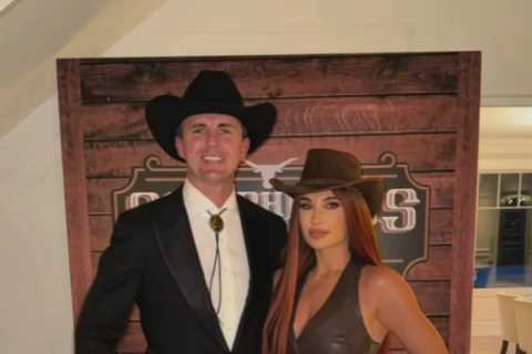Billie Shepherd throws Wild West themed birthday bash for husband Greg