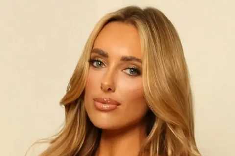 Towie’s Amber Turner stuns in white lace lingerie for sizzling photoshoot