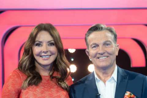 Carol Vorderman stuns in red lace dress on Beat the Chasers - but faces tough competition in..