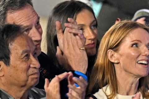 'Spiritual' Geri Halliwell Wears Bracelet to 'Ward Off Evil' Beside Scandal-Hit Hubby Christian..