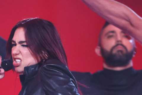 Dua Lipa kicks off Brits ceremony with new track Training Season in stylish outfit