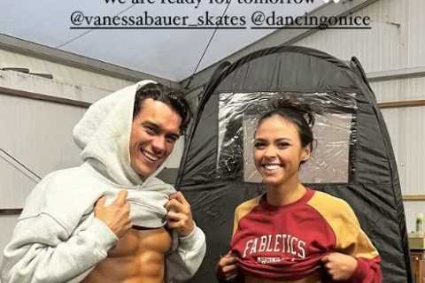 Dancing on Ice Star Vanessa Bauer Flaunts Rock Hard Abs Before Live Final