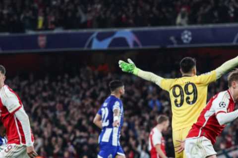 Arsenal Fans Outraged Over Disallowed Goal in Porto Clash