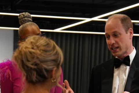 Prince William all smiles as he greets well-wishers at Diana event – but will leave BEFORE Prince..