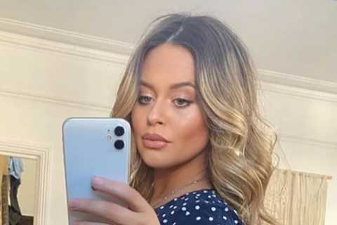 Pregnant Emily Atack Flaunts Baby Bump Ahead of Due Date