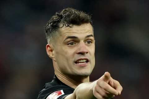 Granit Xhaka Sets Unlucky Record Despite Closing in on Incredible Unbeaten Season with Bayer..