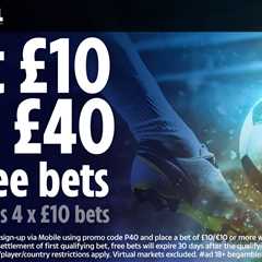 Arsenal vs. Wolves: William Hill Offers £40 Welcome Bonus for New Customers
