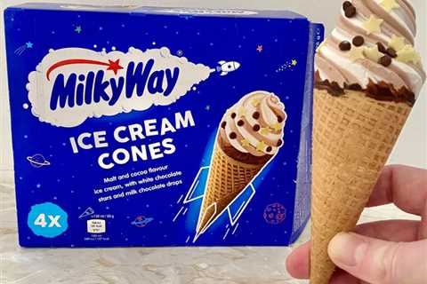 Shoppers Go Wild Over New MilkyWay Ice Cream Cones at Iceland