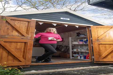 Woman Rescues £40,000 Beach Hut from Falling into Sea by Turning It into a Garden Shed