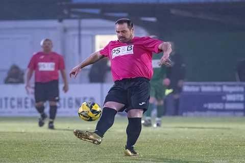 Danny Dyer Wows Fans with Football Skills at Sellebrity Soccer Match
