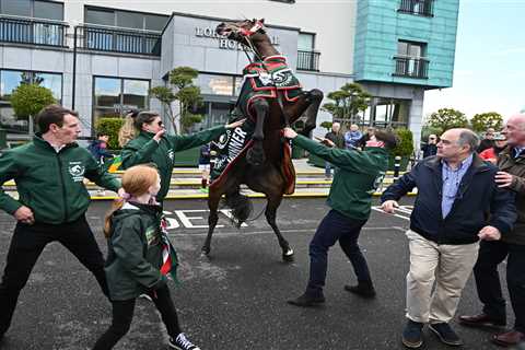 Hair-raising moment I Am Maximus goes out of control in front of hundreds of fans on Grand National ..