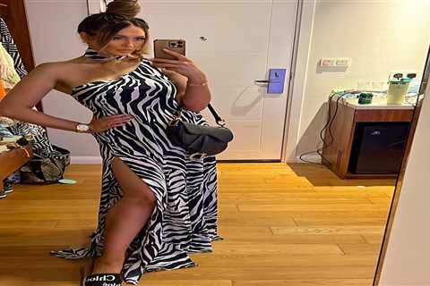 Charlotte Dawson flaunts stunning weight loss in zebra print dress on lavish family getaway in the..
