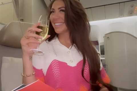 Geordie Shore chaos as Sophie Kasaei and Chloe Ferry get drunk on first class flight to Thailand