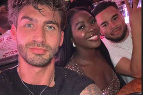 Love Island's Chris Taylor and Kaz Kamwi continue to spark romance rumors with night out