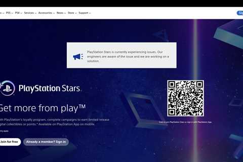 PlayStation Stars Loyalty Scheme Experiences Outage on PS App