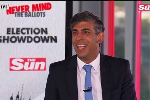 Illegal migrants queue up in Calais waiting for a Labour government, warns Rishi Sunak