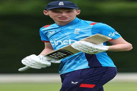 Cricket legend Freddie Flintoff’s son Rocky, 16, smashes CENTURY on England debut off just 111..