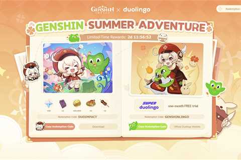 Genshin Impact teams up with Duolingo for exclusive rewards