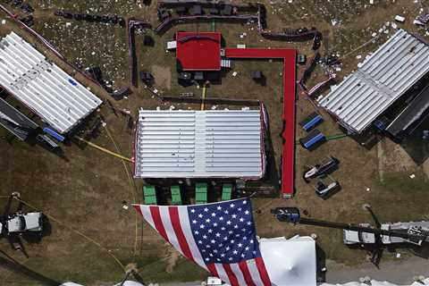 Gunman who shot at Donald Trump flew drone over rally grounds, reports say