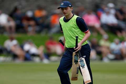 Freddie Flintoff’s son Rocky, 16, makes history for Lancashire as he continues to follow in famous..