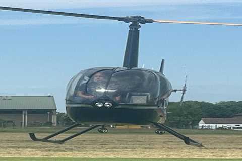 Paul Hollywood takes to the skies: Bake Off star pilots £500,000 helicopter as he works towards..