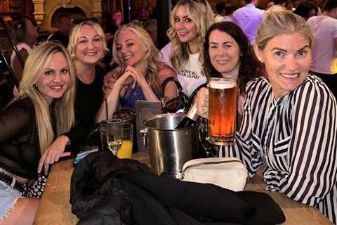 Coronation Street's Tina O'Brien Rocks Denim Hot Pants on Wild Night Out