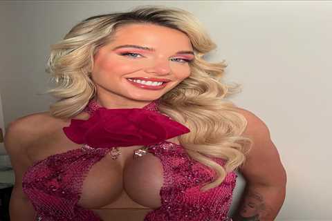 Helen Flanagan stuns in plunging pink dress after emotional moment on Celebs Go Dating