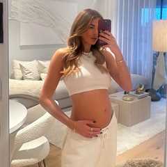 Arabella Chi Flaunts Baby Bump in Crop Top After Surprise Pregnancy Announcement