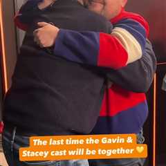 Emotional Moment as Gavin and Stacey Cast Gather for Final Time Before Christmas Episode