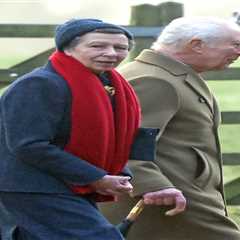 King Charles and Princess Anne Brave the Chill at Sandringham Church Service