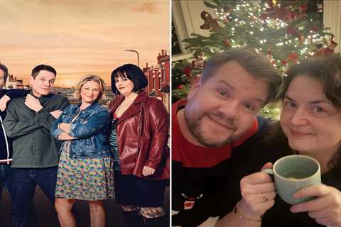 James Corden and Ruth Jones Share Heartwarming Christmas Selfie Ahead of Gavin & Stacey Finale