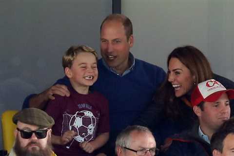 Prince Louis Sports Aston Villa Shirt During Kick-about with Mum Kate