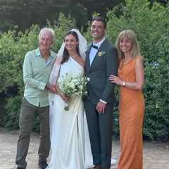 Michaela Strachan stuns in wedding snaps before Dancing on Ice debut