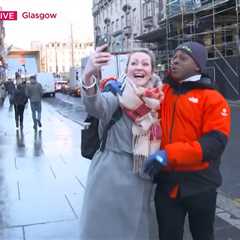 Woman Interrupts Andi Peters' Live Segment for Selfie