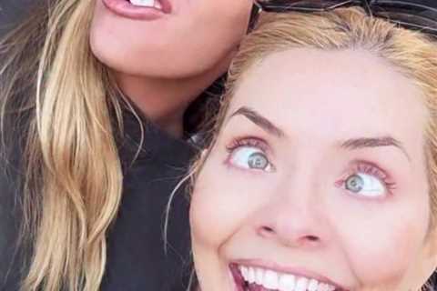 Holly Willoughby and Abbey Clancy Celebrate New Year with Goofy Selfie