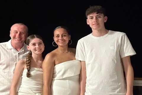 Coronation Street's Andy Whyment's Teenage Son Towers Over Him on Holiday