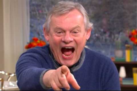 MARTIN Clunes left red-faced after Loose Women star spills embarrassing hospital story