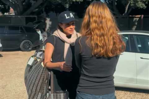 Meghan Markle lends a helping hand at LA wildfire relief hub