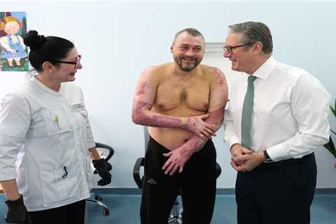 Desperate Ukrainian scorched by Putin’s missiles warn Keir Starmer ‘If Ukraine falls, so does..