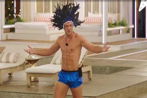 Love Island: Curtis Pritchard channels King Julien in iconic Heart Rate challenge return