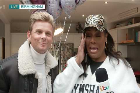 Emotional moment on This Morning as Hollywood stars pay tribute to Alison Hammond on 50th birthday