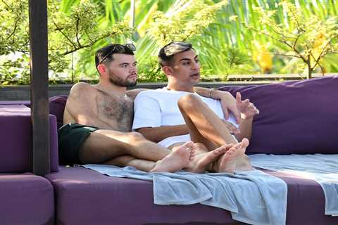 Towie stars look tense as they film in Bali amid ongoing feud