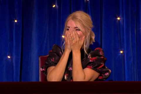 Holly Willoughby reunited with ex-boyfriend as cringy love note is read aloud