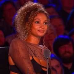 Alesha Dixon left blushing by flirty act on Britain's Got Talent