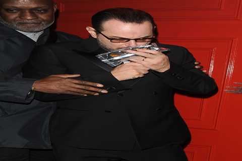 Danny Dyer looks ready for bed after partying at movie premiere