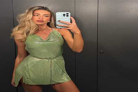 Zara McDermott stuns in sequin mini dress at Sabrina Carpenter's 02 gig