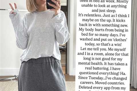 Frankie Bridge candidly reveals recent health battle took a toll on her mental strength