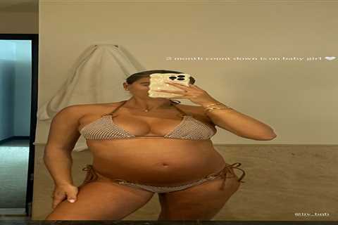 Love Island's Arabella Chi Flaunts Baby Bump in Dubai